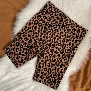 NWOT Cheetah Bike Shorts